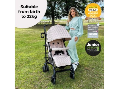 My Babiie MB51 Plus Stroller - Quilted Sand | Baby Snooze
