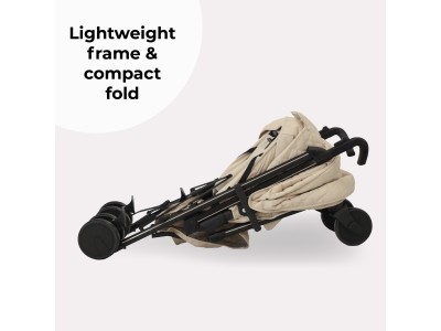 My Babiie MB51 Plus Stroller - Quilted Sand | Baby Snooze