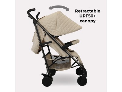 My Babiie MB51 Plus Stroller - Quilted Sand | Baby Snooze