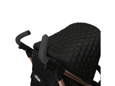 My Babiie MB51 Plus Stroller - Quilted Black | Baby Snooze