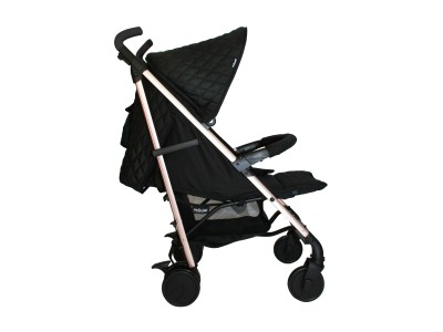 My Babiie MB51 Plus Stroller - Quilted Black | Baby Snooze