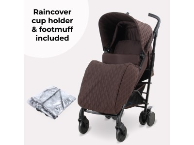 My Babiie MB51 Plus Stroller - Chocolate | Baby Snooze