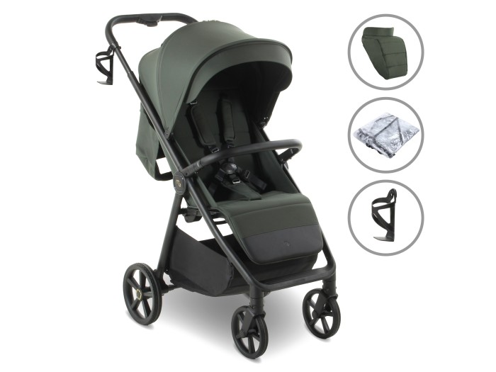 My Babiie MB170 Plus Pushchair - Green | Baby Snooze