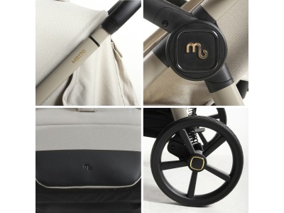 My Babiie MB170 Plus Pushchair - Ivory | Baby Snooze