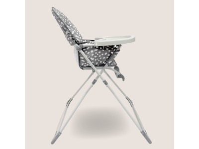 My Babiie MBHC1 Compact Highchair - Grey Dalmatian | Baby Snooze