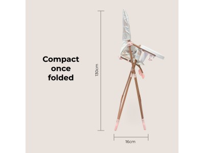My Babiie MBHC1 Compact Highchair - Rose Geo | Baby Snooze