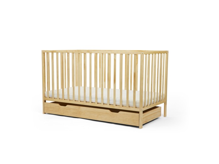 Ickle Bubba Hartley Classic Cot & Under Drawer - Pine | 8.45kg