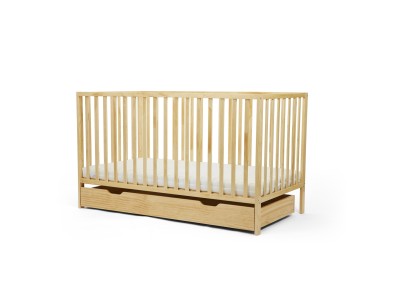 Ickle Bubba Hartley Classic Cot & Under Drawer - Pine | 8.45kg