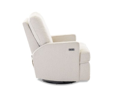Obaby Madison Electric Swivel Glider Recliner Chair Boucle