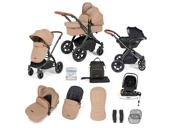 Ickle Bubba Stomp Luxe 12 Piece Travel System with Car Seat