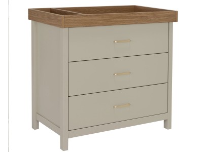 Babymore Mira 2 Piece Nursery Room Set - Cashmere Warm Oak