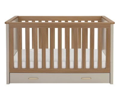 Babymore Mira 2 Piece Nursery Room Set - Cashmere Warm Oak