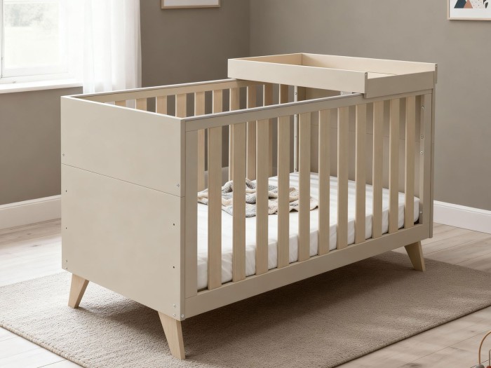 Dante Cot Bed - Cashmere | Babymore