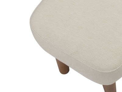 Callie Nursing Chair with Stool - Ivory | Babymore