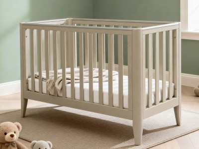 Babymore Iris mini Cot Bed – Grey | Baby Snooze
