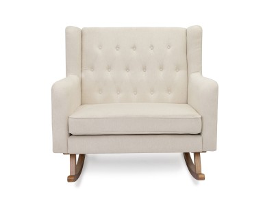 Lux Snuggle Rocking Chair - Ivory | Babymore