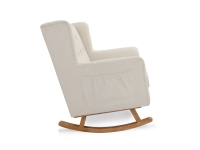 Lux Snuggle Rocking Chair - Ivory | Babymore