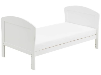 Babymore Aston Drop Side Cot Bed – White | Baby Snooze
