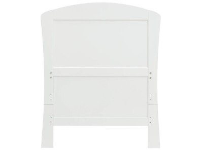 Babymore Aston Drop Side Cot Bed – White | Baby Snooze