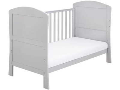 Babymore Aston Drop Side Cot Bed – Grey | Baby Snooze