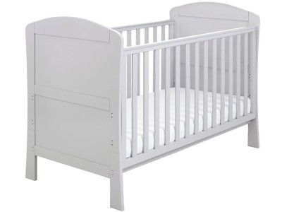 Babymore Aston Drop Side Cot Bed – Grey | Baby Snooze