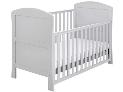 Babymore Aston Drop Side Cot Bed – Grey | Baby Snooze