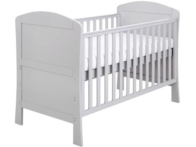 Babymore Aston Drop Side Cot Bed – Grey | Baby Snooze