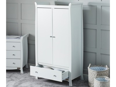 Ickle Bubba Snowdon Wardrobe - White | Baby Snooze