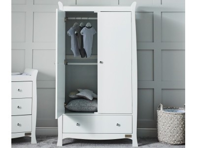 Ickle Bubba Snowdon Wardrobe - White | Baby Snooze