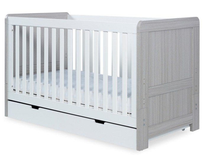 Ickle Bubba Pembrey Cot Bed and Under Drawer | Baby Snooze