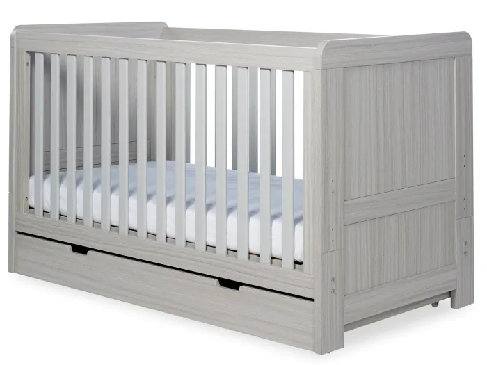 Ickle Bubba Pembrey Cot Bed and Under Drawer