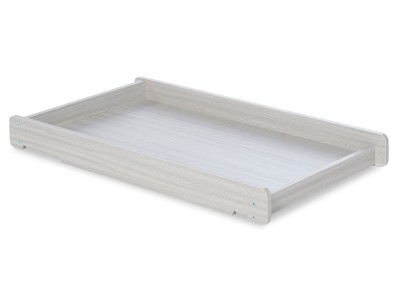 Ickle Bubba Pembrey Cot Top Changer in Ash Grey Colour