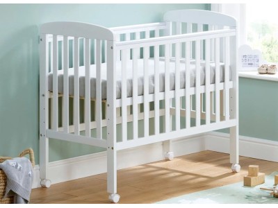 Babymore Space Saver Cot – White | Baby Snooze