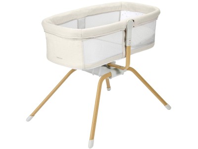 Babymore Air Motion Gliding Crib – Cream | Baby Snooze