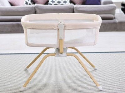 Babymore Air Motion Gliding Crib – Cream | Baby Snooze