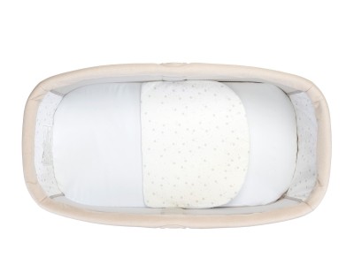 Babymore Air Motion Gliding Crib – Cream | Baby Snooze