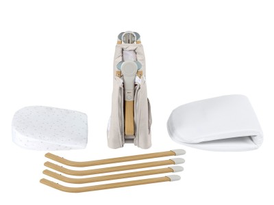 Babymore Air Motion Gliding Crib – Cream | Baby Snooze