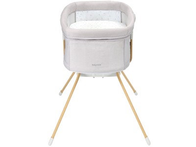Babymore Air Motion Gliding Crib – Grey | Baby Snooze