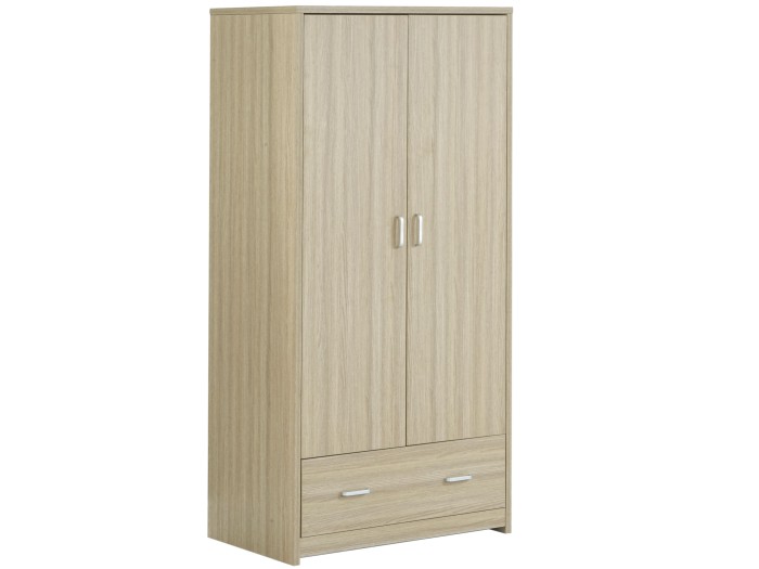 Babymore Luno Veni Nursery Wardrobe – Oak | Baby Snooze
