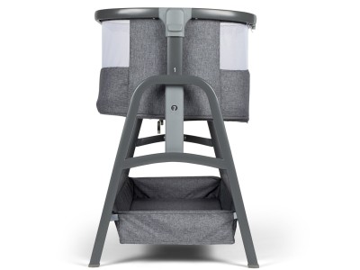 Bubba & Me - Bedside Crib - Space Grey | Ickle Bubba