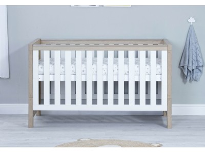 Babymore Luno 2 Piece Room Set - Oak White | Baby Snooze