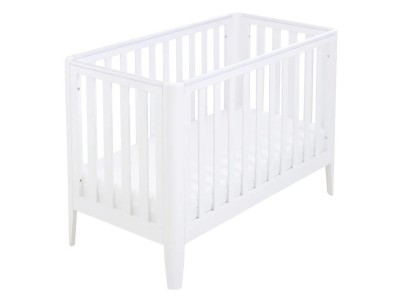 Babymore Iris mini Cot Bed – White | Baby Snooze
