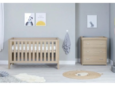 Babymore Luno 2 Piece Room Set – Oak | Baby Snooze