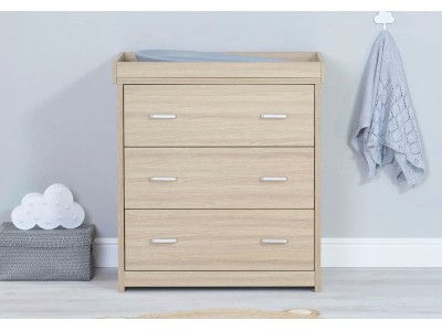 Babymore Luno 2 Piece Room Set – Oak | Baby Snooze