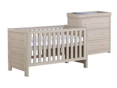 Babymore Luno 2 Piece Room Set – Oak | Baby Snooze