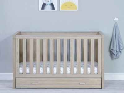 Luno 2 Piece Room Set With Drawer – Oak | Babymore