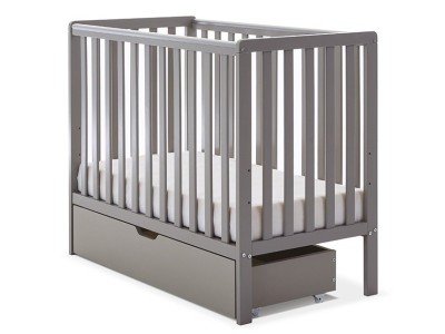 Obaby Bantam Space Saver Cot - Taupe Grey | Baby Snooze