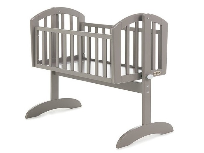 Obaby Sophie Swinging Crib - Taupe Grey | Baby Snooze