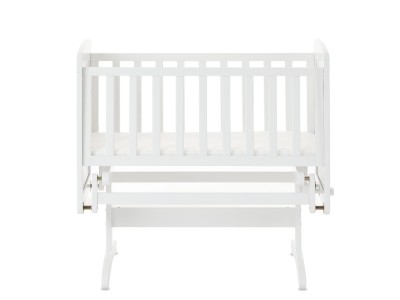 Obaby Gliding Crib - White | Baby Snooze