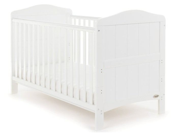 Obaby Whitby Cot Bed - White | Baby Snooze